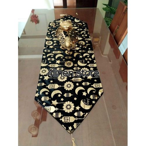 product_image_name-Generic-رانر رمضان ذهبي مبطن خامه عاليه 145*45-1