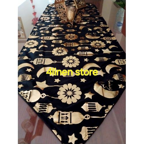 product_image_name-Generic-رانر رمضان ذهبي مبطن خامه عاليه 145*45-3