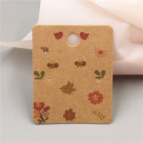 Earring Display Paper Cards, Earring Display Card 50 Pcs