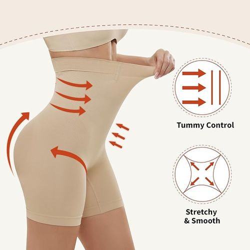 Formeasy Tummy Control High Waisted Body Shorts Butt Lifting