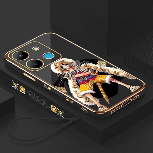 Generic Tecno Spark Go 2023 Case Luffy Plating Soft Phone Back Cover @ Best  Price Online