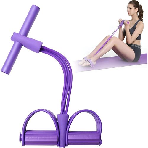 Resistance Band - Yoga Exercise Effective Pull Rope Home Fitness Pull Rope Perfect for Slimming and Strengthening Waist Abdomen