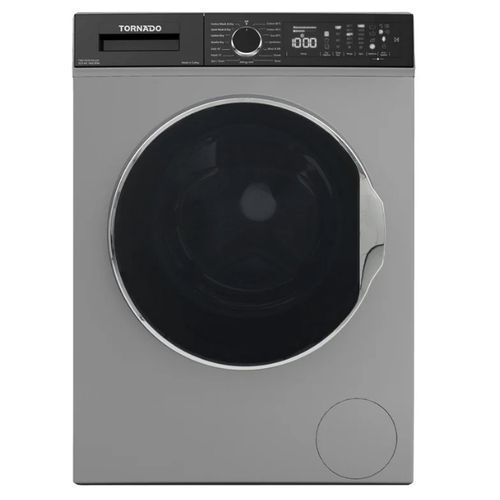 product_image_name-Tornado-TORNADO غسالة ملابس فول أوتوماتيك 10 كيلو نشافة 6 كيلو لون سيلفر TWV-FN1014SLDA-1