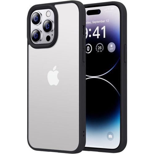 product_image_name-Generic-جراب لـ ايفون 12 برو ماكس 6.7 بوصة شفاف مضاد للصدمات مع إطار سيليكون ناعم وحماية خلفية صلبة مقاوم للاصفرار لتغطية كاملة وحماية فائقة (أسود) -1