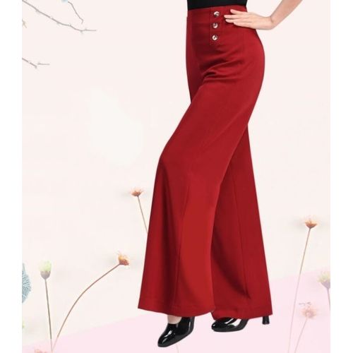 Fashion Summer Loose Casual Trousers For Women High Waist Maxi