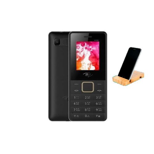 product_image_name-Itel-It2160 - موبايل 1.77 بوصة ثنائي الشريحة - أسود + حامل موبايل مجاني -1