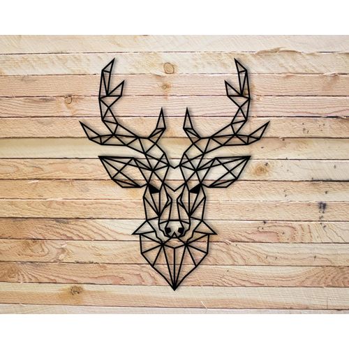 product_image_name-Generic-لوحة جدارية هندسية على شكل جمجمة غزال-2