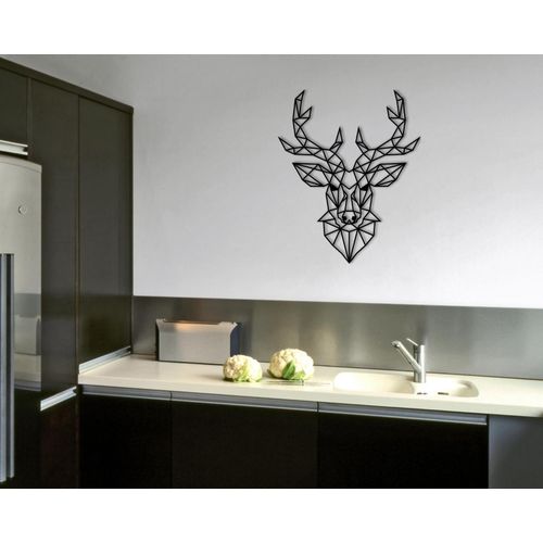 product_image_name-Generic-لوحة جدارية هندسية على شكل جمجمة غزال-4