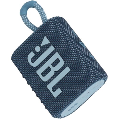 اشتري JBL Go 3 Portable Waterproof Speaker With Jbl Pro Sound-Blue في مصر