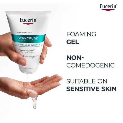 Eucerin DermoPurifyer Triple Effect Correcting Cleanser Gel 150ml - image 2