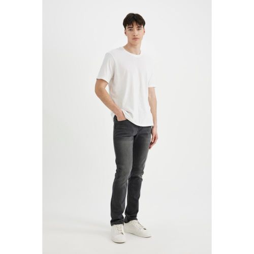 product_image_name-Defacto-Man Pedro-Slim Fit Denim Trousers - Anthra-3