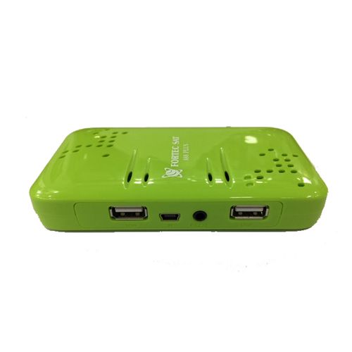 Fortec Sat 888 Plus Full HD Mini Receiver - Green