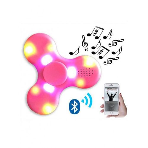 اشتري Generic Rechargeable LED Light Bluetooth Speaker Fidget Spinner في مصر