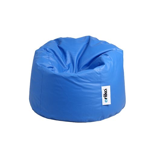 Buy Ariika Big Buff Buff - Standard Leather Bean Bag - Blue in Egypt