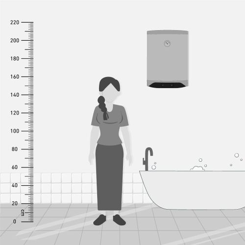 product_image_name-Tornado-سخان مياه كهربائي 55 لتر رقمي لون أبيض غير لامع EWH-S55CSE-F-3