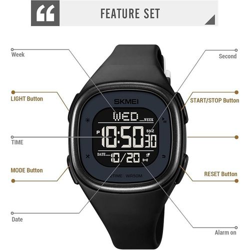 product_image_name-Skmei-Digital Sport Watch Model 2290, Square 50 Meters Water Resistant-2