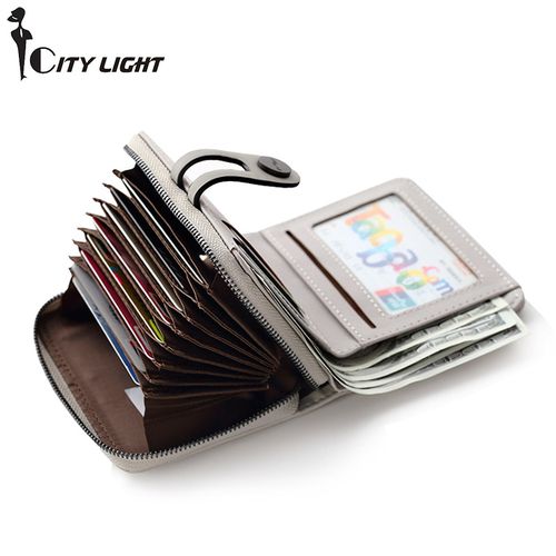 Fashion Women's Wallets Small Short Credit Card Holder PU Leather