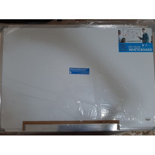 Buy Magnetic Metal White Board (60*45 Cm)- Metal Frame in Egypt