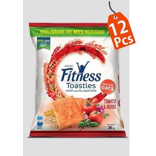 اشتري Nestle Fitness Toasties Tomato & Herbs – 36G - 12 Pcs في مصر