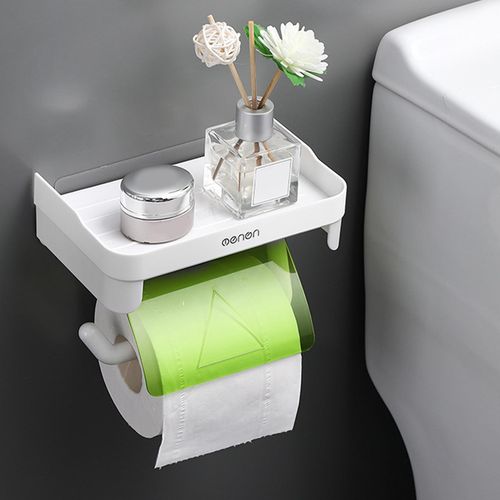 Green toilet roll holder. official online shop.