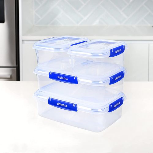 product_image_name-Sistema-طقم 4 حافظة طعام (2*1 لتر + 2*2.2 لتر) ـ Klip It Plus-3