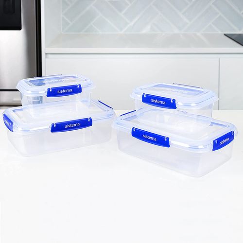 product_image_name-Sistema-طقم 4 حافظة طعام (2*1 لتر + 2*2.2 لتر) ـ Klip It Plus-5