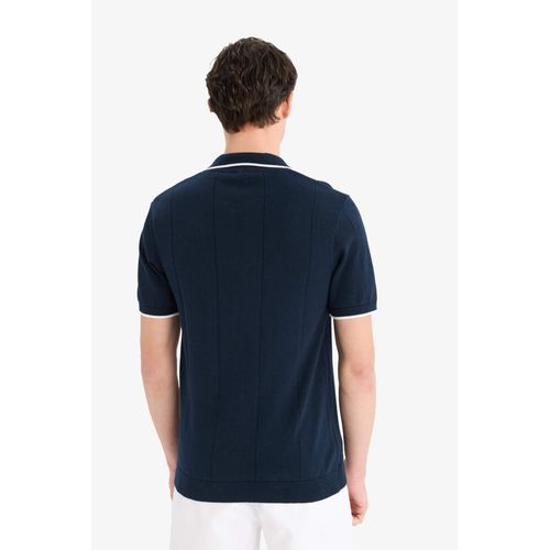 product_image_name-Defacto-تيشيرت بولو تريكو نص كم قصة عادية-7