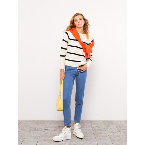 product_image_name-LC Waikiki-Women's Slim Mom Straight Jeans-1