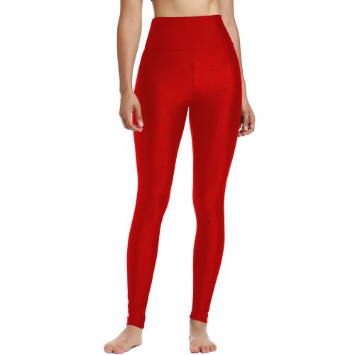 Women's High Waist, Full Length Leggings - Trendy