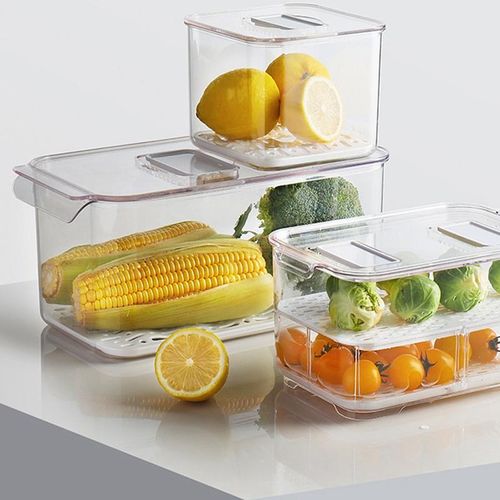 Dropship Storage Box Fridge Organizer Fresh Vegetable Fruit Boxes