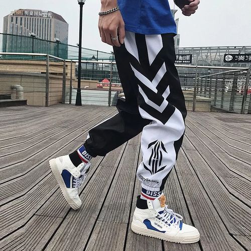 Fashion (black)Streetwear Hip Hop Joggers Pants Men Loose Harem Pants Ankle  Length Trousers Sport Casual Sweatpants White Techwear ACU @ Best Price  Online