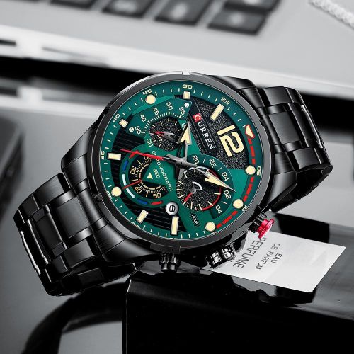 Curren Brand Watch Men Sports Quartz Chronograph Luxury Waterproof