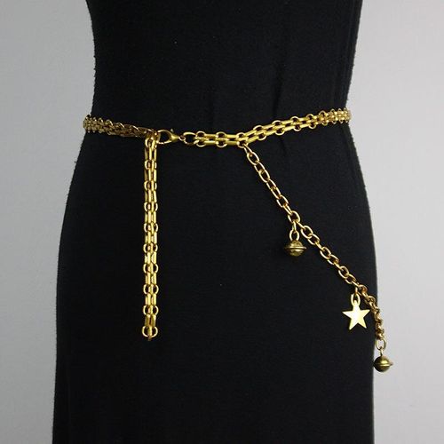 Metal Waist Chain Belt for Girls Fashion Women Gold Belt for Girls