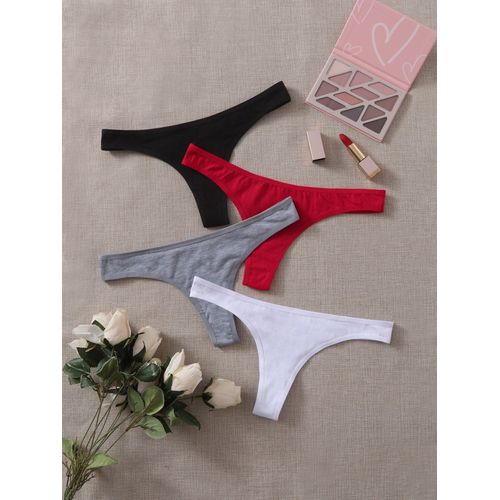 Mesery Bundle Of (4) - Solid No Show Women Underwear @ Best Price