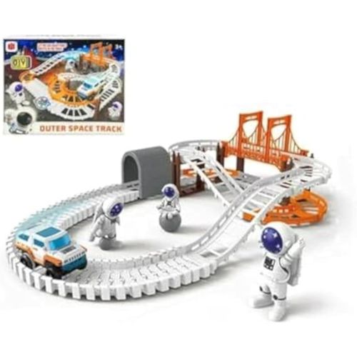 product_image_name-Generic-لعبة مسار الفضاء الخارجي للأولاد من 3 إلى 12 سنة - مجموعة مسار سباق - تصميم مستوحى من استكشاف الفضاء - أزرق داكن، أسود، فضي-1