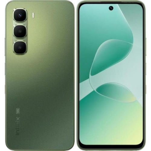 product_image_name-Infinix-HOT 60 5G 128/ 6GB Mobile Phone Tundra Green with Charger-3