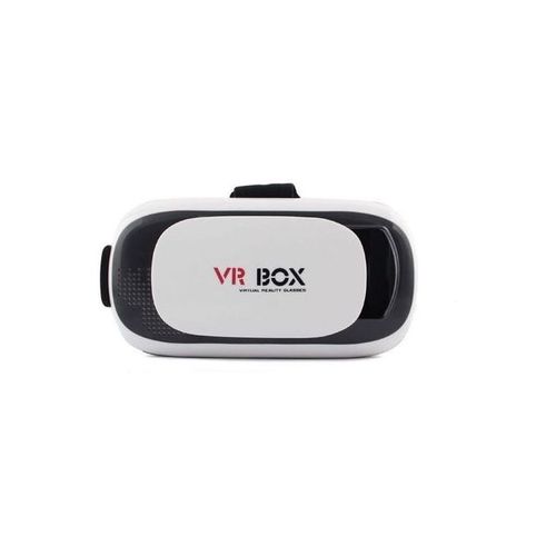 Buy VR Box Virtual Reality 3D Glass For Smartphones - White\Black in Egypt