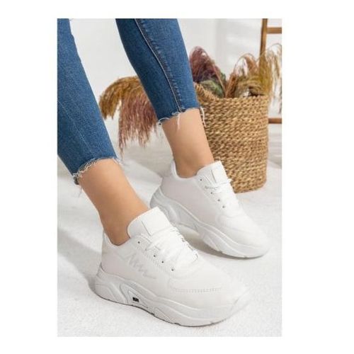 Buy Lace Up Sneakers Painted–For Women in Egypt