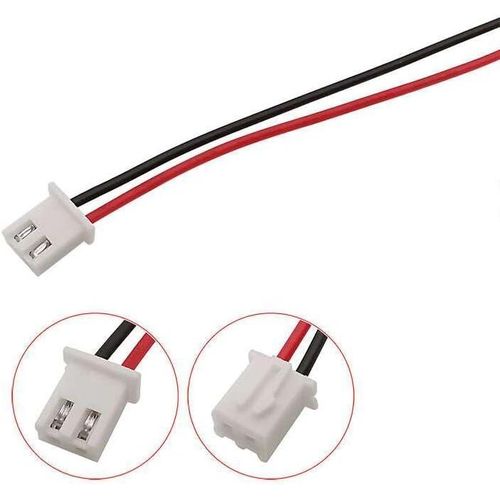 product_image_name-Mtm-15cm JST XH 2-Pin Connector Cable – 26AWG Flexible Extension Wire with 2.5mm Pitch for Batteries, PCBs, and DIY Electronics-3