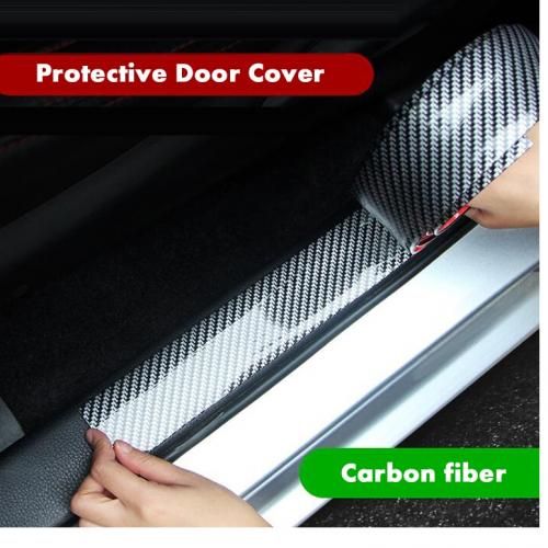 product_image_name-Generic-ملصق سيارة عالمي فور دي من ألياف الكربون والمطاط لتقوم بها بنفسك لحماية عتبة الباب واقي للحواف-2