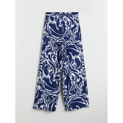 product_image_name-LC Waikiki-Elasticated Waist Patterned Women's Trousers-3