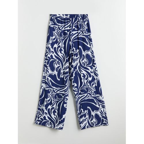 product_image_name-LC Waikiki-Elasticated Waist Patterned Women's Trousers-4