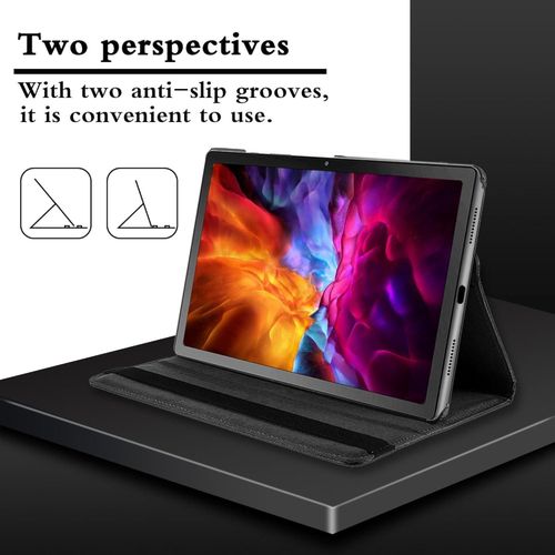 product_image_name-Generic-حافظة حماية من متوافقة مع تابلت هواوي ميت باد اس اي 11 انش 2024، غطاء واقي قائم يدور 360 درجة، أسود-2