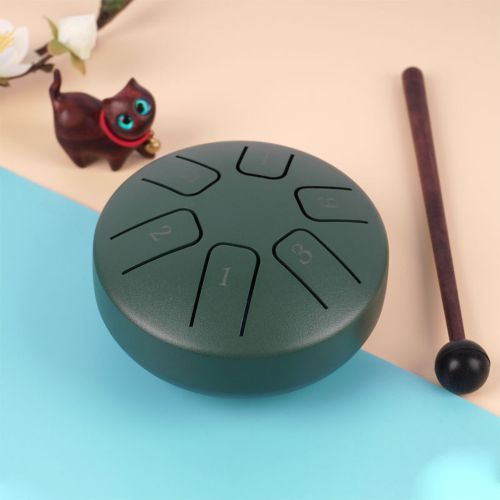 Cute Hang Drum Pan Tongue Drum Mini Drum with 6 Notes