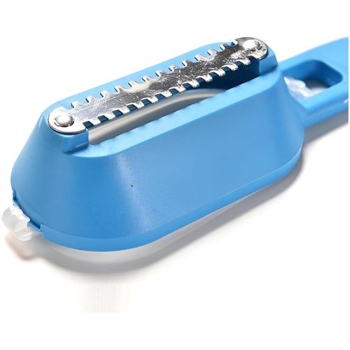 product_image_name-Generic-مزيل جلد السمك - اداة قشارة سمك متينة مع منظف فرشاة ستيل لتنظيف دقيق وفعال، خيارات متعددة الالوان (قطعتان)-3