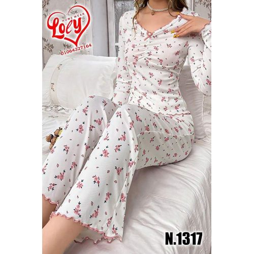 product_image_name-Generic-بيجامه صيفى -قطن مريحه للنساء-1