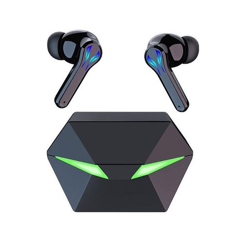 product_image_name-Celebrat-Wireless Gaming Earbuds  W13 Low Latency Bluetooth Headphones Game Music Mode Stereo HiFi Sound Touch Control Cool LED Lights Built-in Mic for Gamers - Black-2