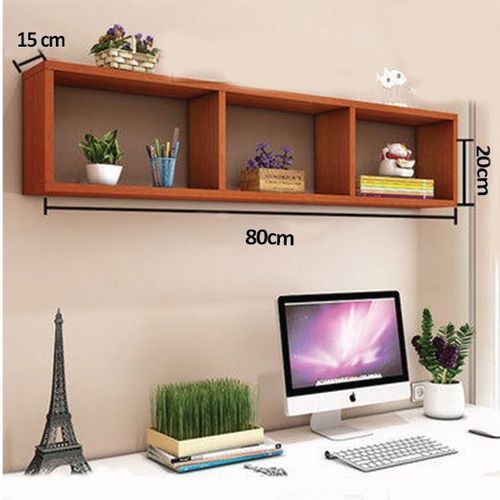 Buy Marfy Touch Wooden Shelf - 80Cm X 15Cm X 20Cm - Brown in Egypt