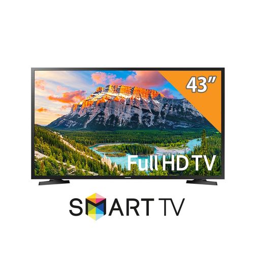Samsung UA43N5300 - تلفزيون Full HD Smart 43 بوصة مع ريسيفر مدمج