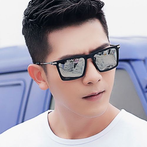 Fashion The New Sun Glasses Men Square Reflection @ Best Price